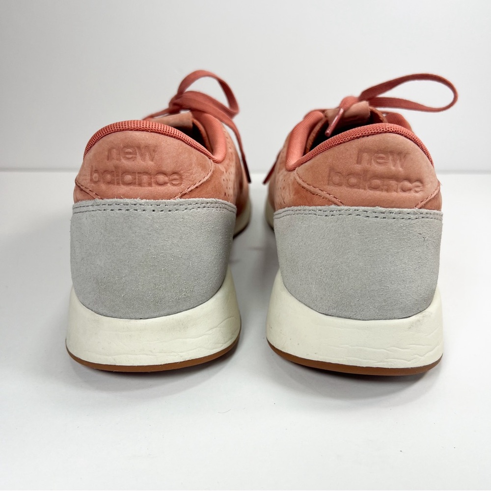New Balance 420 Sneakers in Color Deconstructed Salmon Suede Mens size 12 - Picture 4 of 14